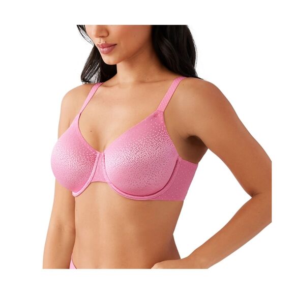 ~ Wacoal 34D Back Appeal® Underwire Bra Pink Unlined Rose Berry Mauve - Picture 1 of 15